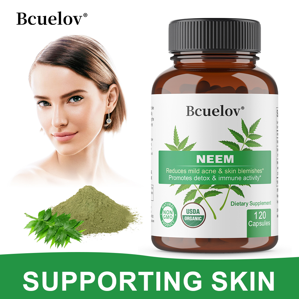 Organic Neem Leaf Capsules, He - Herbal Wellness 评论和价格