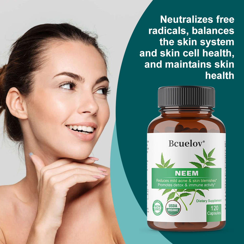 Organic Neem Leaf Capsules, He - Herbal Wellness 评论和价格