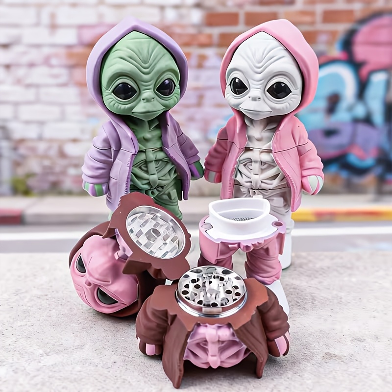 Funny Alien Herb Grinder Spice - Herbal Wellness 评论和价格