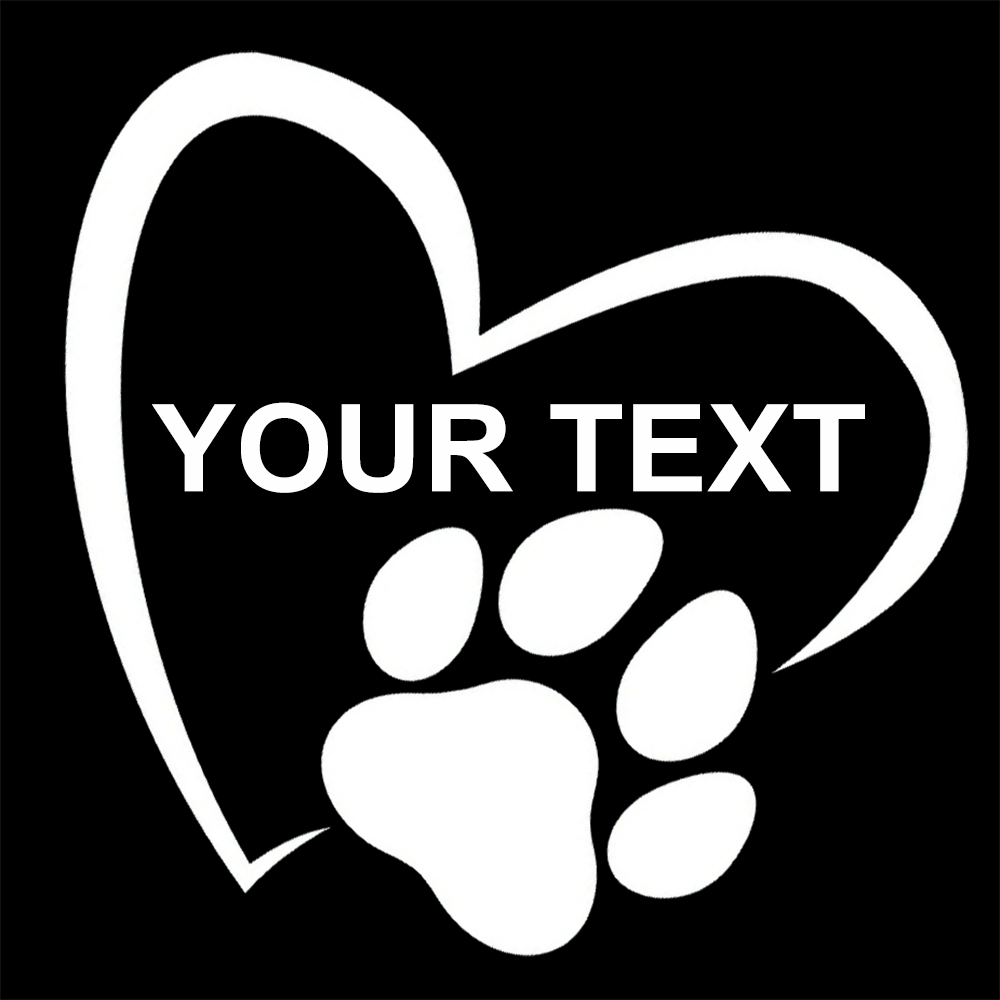 Personalized Heart with paw Pr - Cat Claw Bark 评论和价格