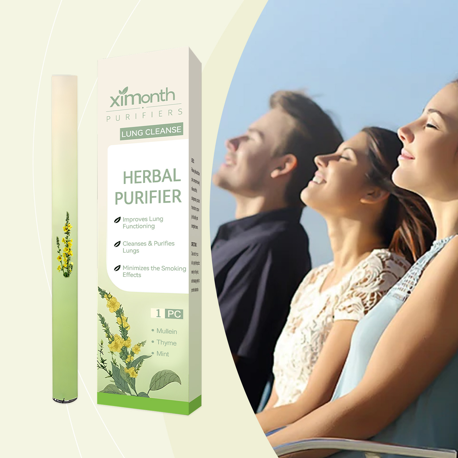 Natural Herbal Breathing Stick - Herbal Wellness 评论和价格