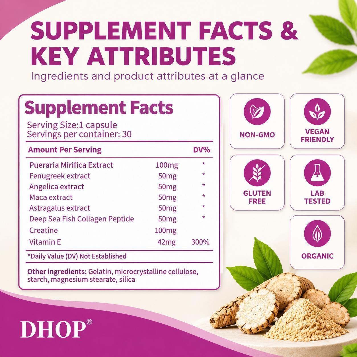 Women's Wellness Capsules Maca - Herbal And Wellness Products 评论和价格