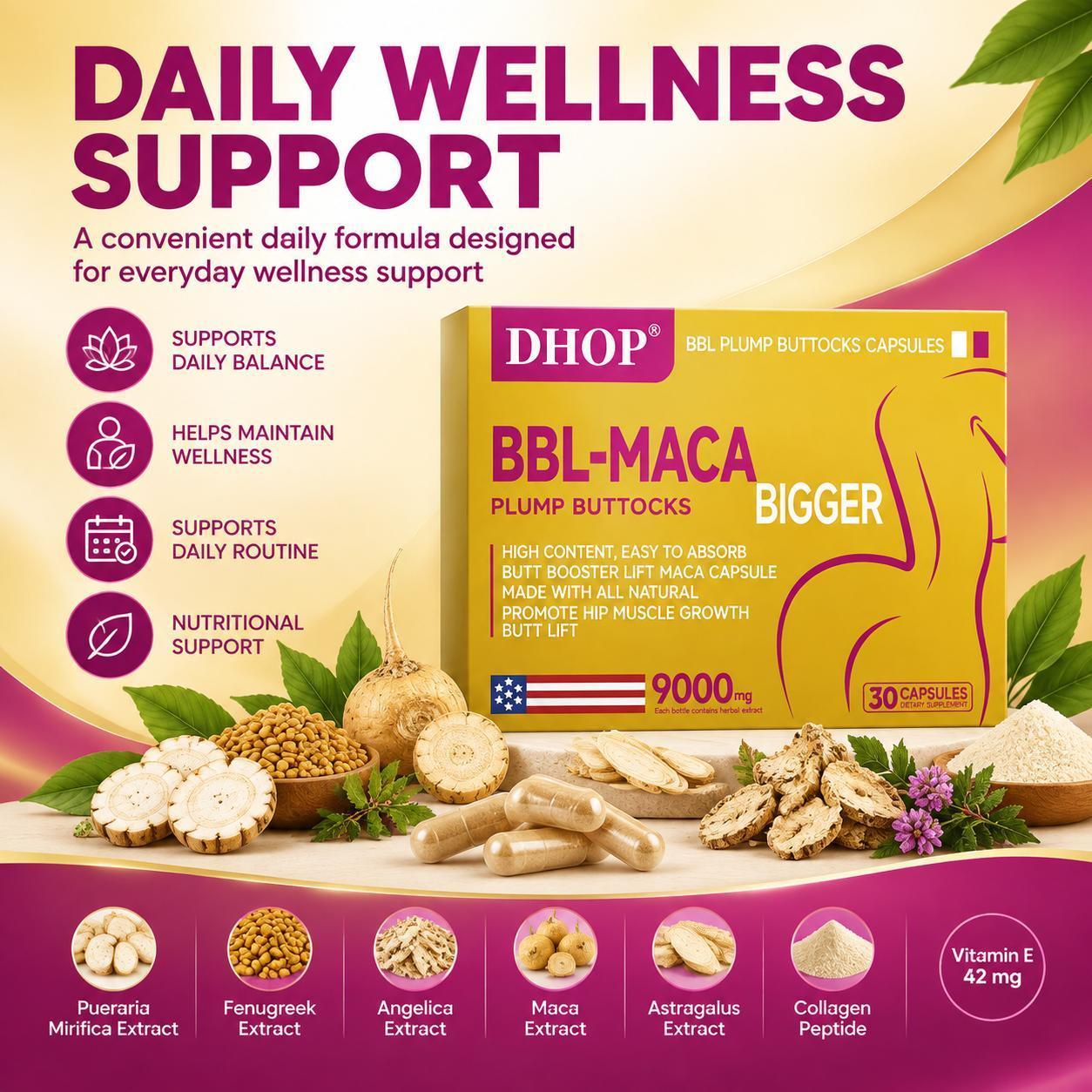 Women's Wellness Capsules Maca - Herbal And Wellness Products 评论和价格