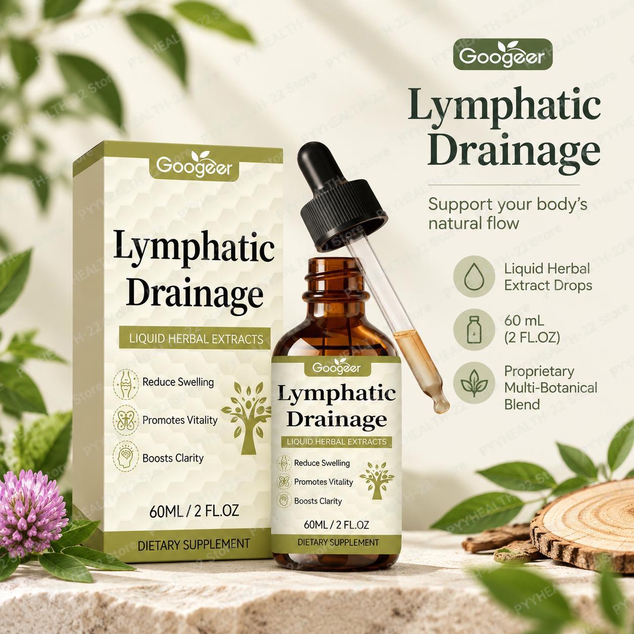 Lymphatic Drainage Herbal Liqu - Herbal And Wellness Products 评论和价格
