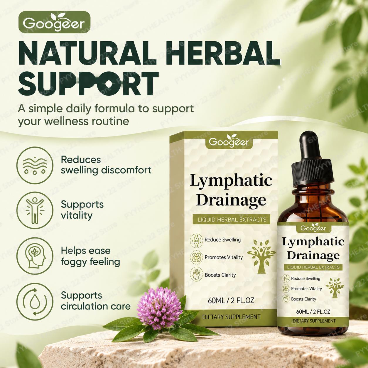 Lymphatic Drainage Herbal Liqu - Herbal And Wellness Products 评论和价格