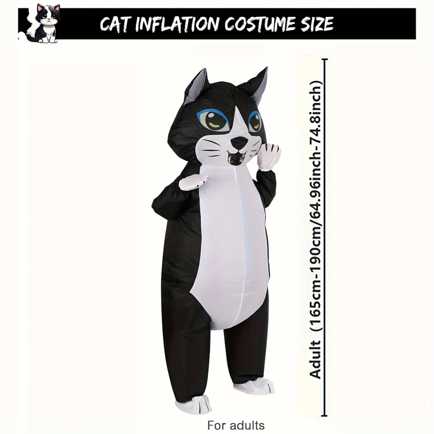 Inflatable Cat Costume Adult,  - Cat Claw Bark 评论和价格